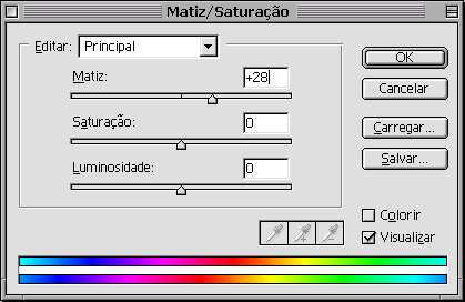 Janela Matriz janelamatiz Matriz e Saturação PhotoShop