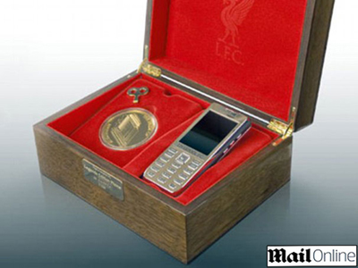 caixa do celular liverpool Liverpool lança celular avaliado em R$ 46,5 mil