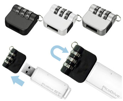 USB Combination Lock Cadeado para Pen Drive