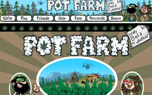 POT FARM GAME FACEBOOK Plantacao de Maconha POT FARM   Jogo do Facebook, Tenha sua plantação de maconha