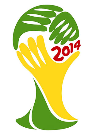 grey LOGO da COPA do MUNDO 2014   Símbolo da Copa no Brasil