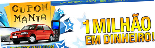 CUPOM MANIA - CADASTRO, SORTEIOS, PRÊMIOS, PARTICIPAR - CUPOM FISCAL RJ CUPOM MANIA RJ CUPOM MANIA CADASTRO, SORTEIOS, PRÊMIOS WWW.CUPOMMANIA.RJ.GOV.BR
