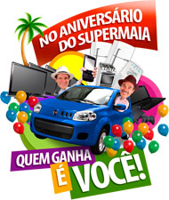 PROMOÇÃO ANIVERSÁRIO SUPER MAIA - WWW.SUPERMAIA.COM.BR