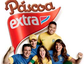 WWW.FAMILIAEXTRA.COM.BR/PASCOA2013 - PROMOÇÃO FAMÍLIA, RONALDO E SELEÇÃO - PÁSCOA EXTRA