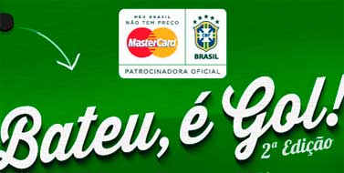 PROMOÇÃO BATEU, É GOL MASTERCARD