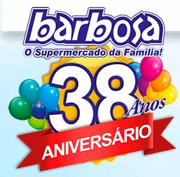 WWW.ANIVERSARIOBARBOSA.COM.BR - PROMOÇÃO ANIVERSÁRIO BARBOSA 38 ANOS, CADASTRAR CUPOM