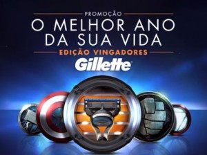 Promocao Gillette O Melhor Ano da Sua Vida Edicao Vingadores